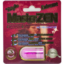 Load image into Gallery viewer, master zen pill red, men enhancer, best male pills, mens pills, sensual enhancement
