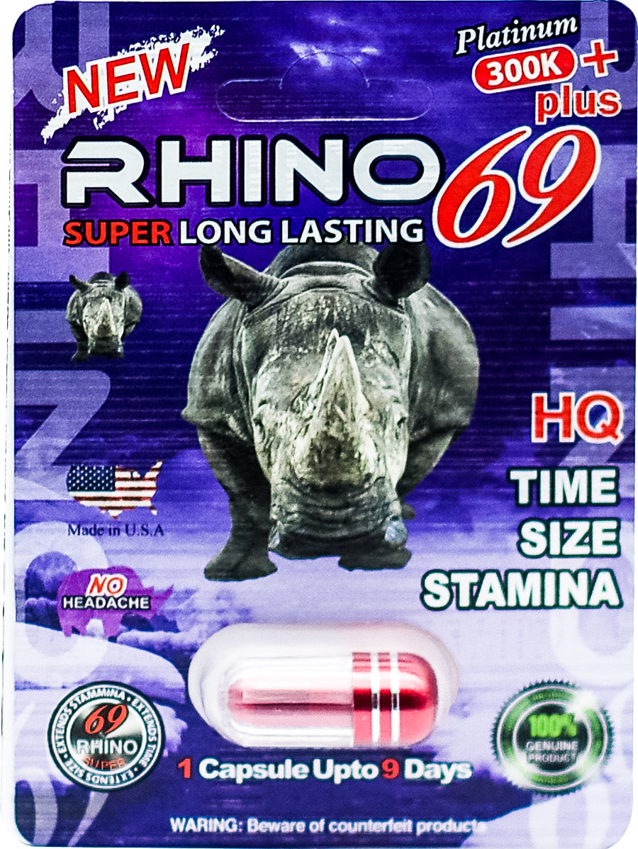 Rhino 69 Platinum plus / Fast Acting Amplifier for Strength, Performance, Energy, and Endurance, Extra Strength