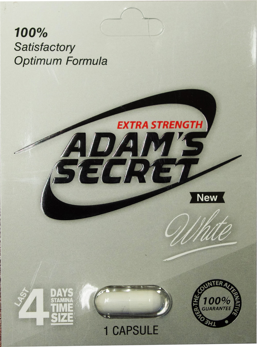 Adam's White / Fast Acting Amplifier for Strength, Performance, Energy, and Endurance, Extra Strength